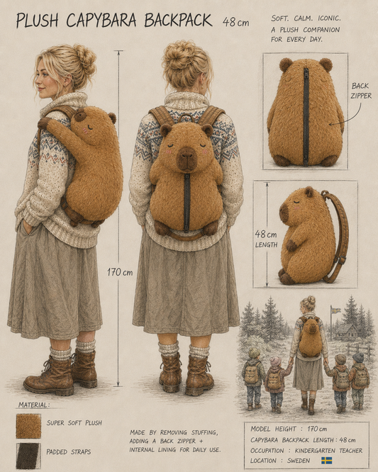 Cozy Plush Everyday Companion Backpack