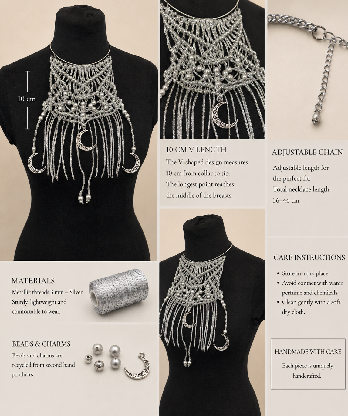 Ritual V Macrame Collar